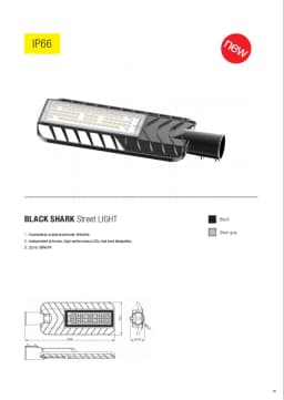 Black Shark Street Lights - 12