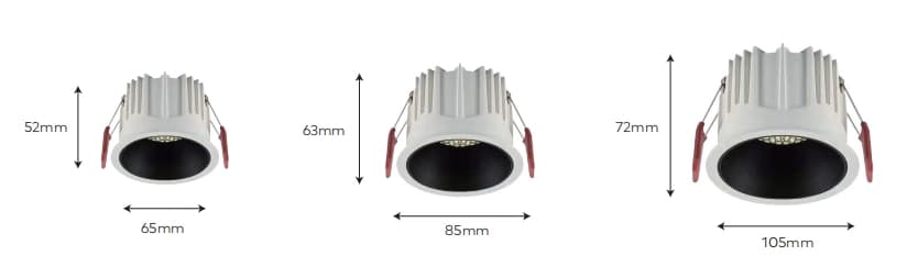 Virage Series Receseed Spot Lights - 4