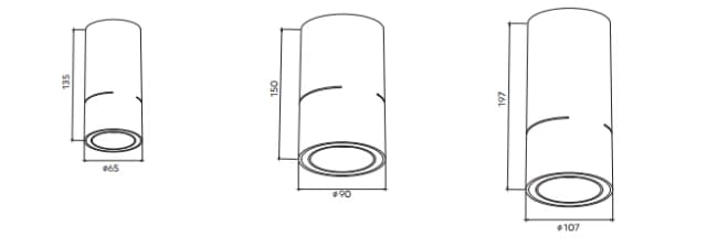Neptune Series Ceiling Mounted Downlights - 3