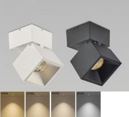 Artemis Series Square Ceiling Mounted Spot Lights - 4