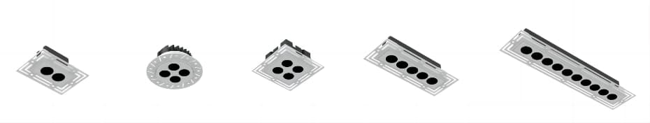 Recessed Linear Spot Lights - 4