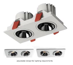 Virage Series Receseed Spot Lights - 4