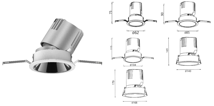 Taurus Series Pro Hotel Spot Lights - 4