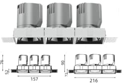 Taurus Series Pro Hotel Spot Lights - 4
