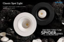 Spyder Series Classic Tiltable LED Spot Lights - 1