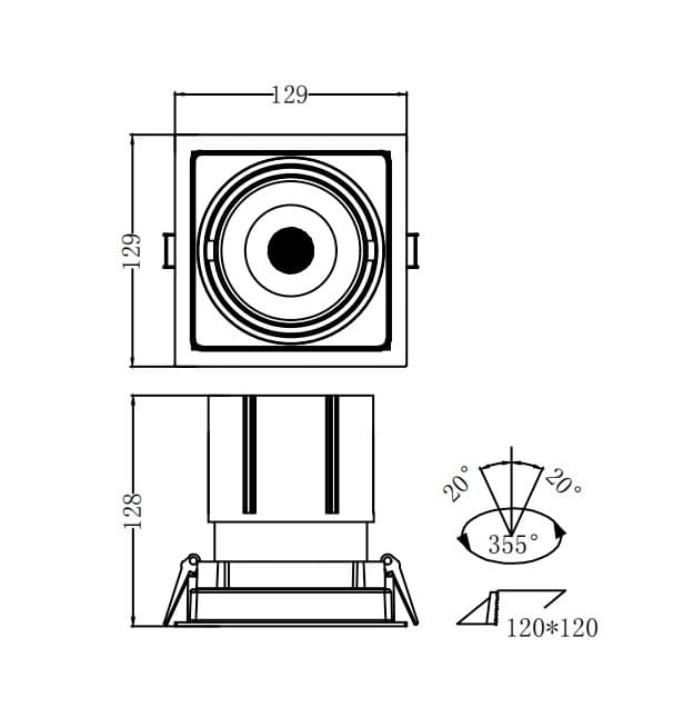 Taurus Series Pro Hotel Spot Lights - 4