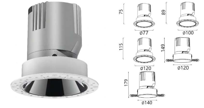 Taurus Series Pro Hotel Spot Lights - 4